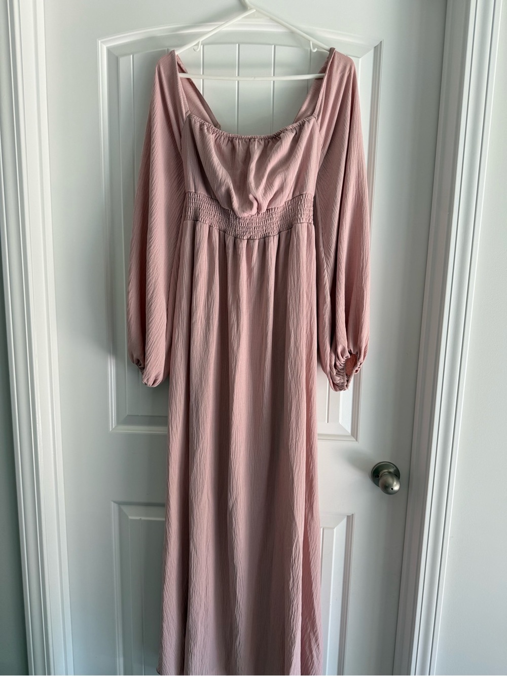 Pinkblush Long Sleeve Maxi Dress- BUMP friendly!